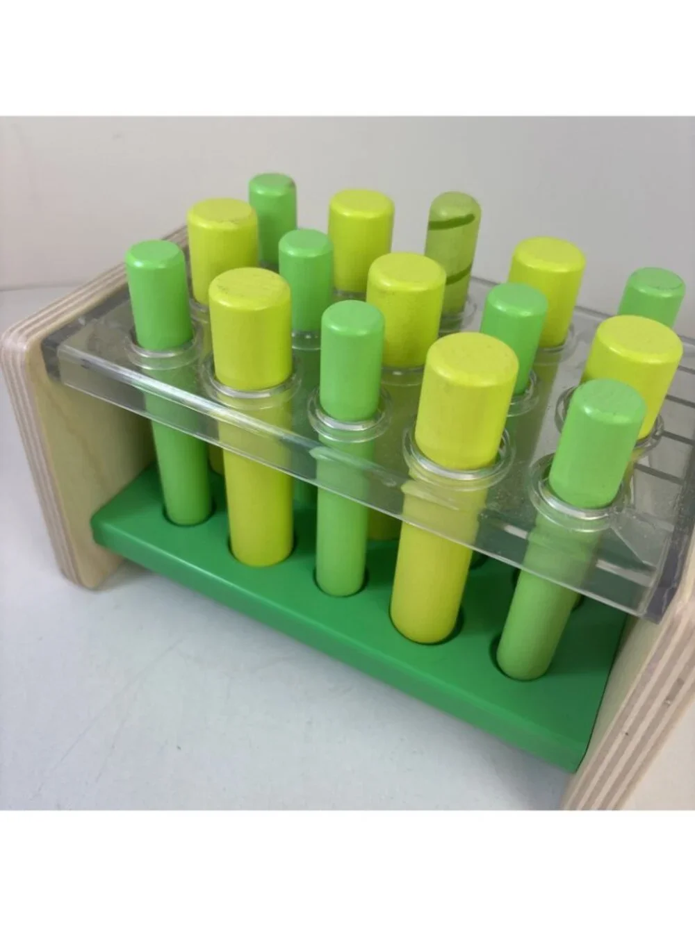 Lovevery Wooden Post Stand Pegs Montessori Missing One Replacement Peg